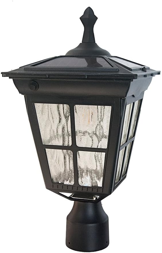 Kemeco Solar Post Light, ST4311AHP Dusk to Dawn Outdoor Bright Post Lamp with Planter for Lawn Yard Garden Patio | Lumora