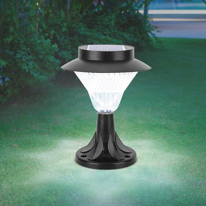 Solar Post Lights Outdoor Decorative Solar Globe Lights LED Solar Wall Lamp Solar Pathway Lights Outdoor for Yard Landscape