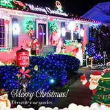 JMEXSUSS 200 LED Blue Christmas Net Lights, 9.8ft x 6.6ft