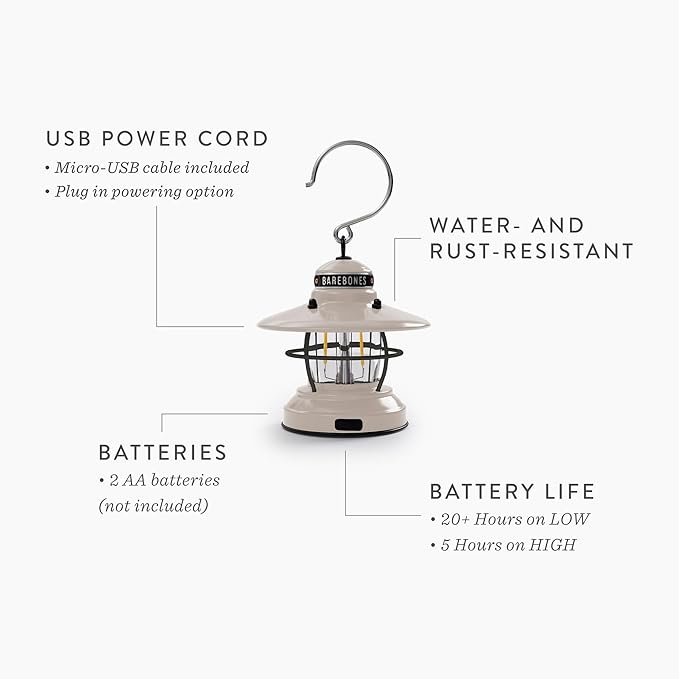 Edison Mini Lantern Red / 3-Pack