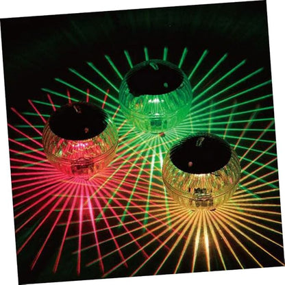 2pcs Solar Lawn Lights Outdoor Garden Solar Pathway Lights RGB Color-Changing Led, Solar-Powered Landscape Lighting for Patio and Yard Decor