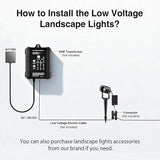 Low Voltage Landscape LED Spotlight, 3W 12V AC/DC Outdoor Waterproof Garden Lights for Yard, Pathway, Tree Up | Lumora