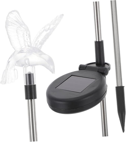 jojofuny Decorative Solar Outdoor Led Lawn Light for Color-Changing Bird Design Easy to Install Patio Aesthetics