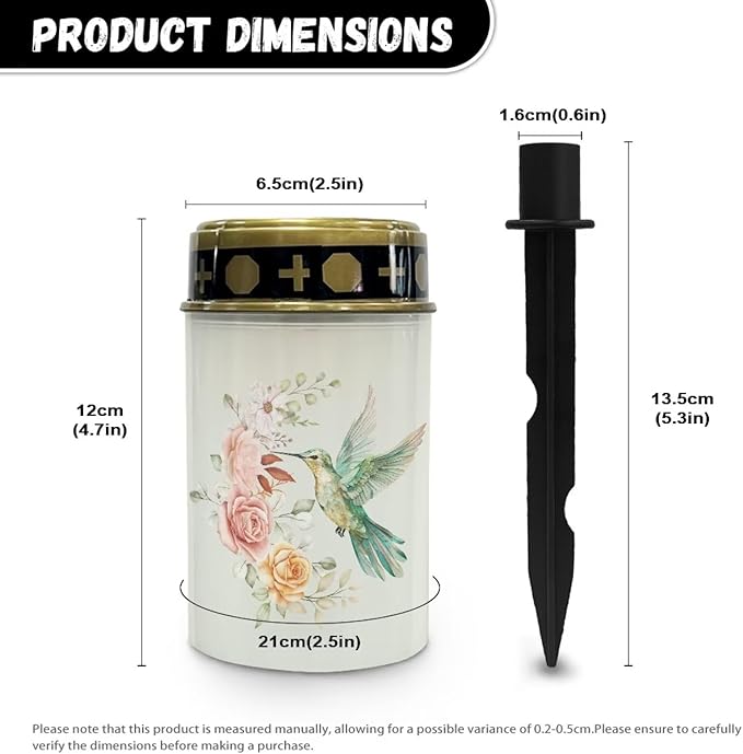 Hummingbird Solar Garden Light Flower Solar Light for Garden Yard Decorative Solar Light Landscape Path Light Outdoor Garden Lights LED Solar Lights Outdoor Waterproof