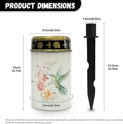 Hummingbird Solar Garden Light Flower Solar Light for Garden Yard Decorative Solar Light Landscape Path Light Outdoor Garden Lights LED Solar Lights Outdoor Waterproof