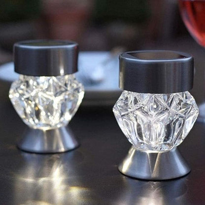 1 Set Diamond Solar Lamp Diamond-Shape Lawn Light Waterproof Garden Light Waterproof Lawn Outdoor s Led