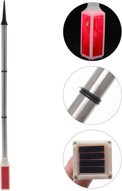 Veemoon Outdoor Solar Lights Driveway Reflectors Motion Activated Solar Pathway Lights for Backyard