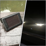 Zerodeko 4pcs Solar Powered LED Outdoor Stair Lights Waterproof Pathway Lamps Warm White Step Lighting for Garden | Lumora