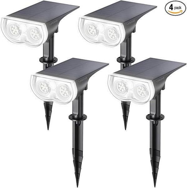 Linkind Solar Lights Outdoor Waterproof IP65, StarRay Dusk-to-Dawn Outdoor Solar Lights, 3 Lighting Modes Solar | Lumora