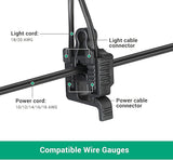 EDISHINE 6-Pack Low Voltage Wire Connector, Landscape Lighting Cable Connectors - Outdoor Security Flood Light | Lumora
