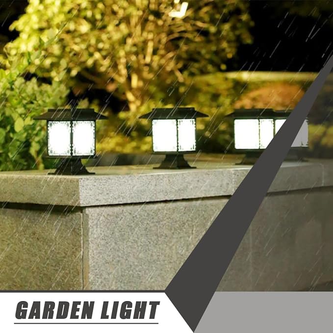 2pcs Waterproof Solar Garden Lights Outdoor LED Lawn Pathway Ground Insert Lamps for Yard Landscape Lighting