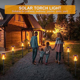 Flickering Flame Solar Tiki Torches, Super Large Torch Lights