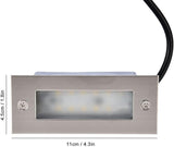Garosa 12LED,Water Proof Stainless Steel Stair Lights,Outdoor Landscape Lights for Fences,Stairs,Balconies | Lumora