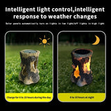 Yardwe Solar Lawn Pathway Lights Outdoor Garden Stump Lamp Solar Yard Lighting Landscape Decor for Park Patio | Lumora