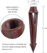 Ground Stake Spike for Outdoor Landscape Spot Path Solar Flood Light Replacement Light Stake Spike Part Holder | Lumora