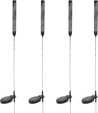 Solaration Cat Tail Solar LED Path Lights 4Piece Set (Black)