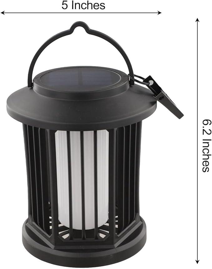 20-LED Solar Landscape Light Gardens, Pathways & Driveways – Weatherproof Black Outdoor Solar Lamp with Auto Charging, No Wiring Required (6.18 x 5.04 Inch)