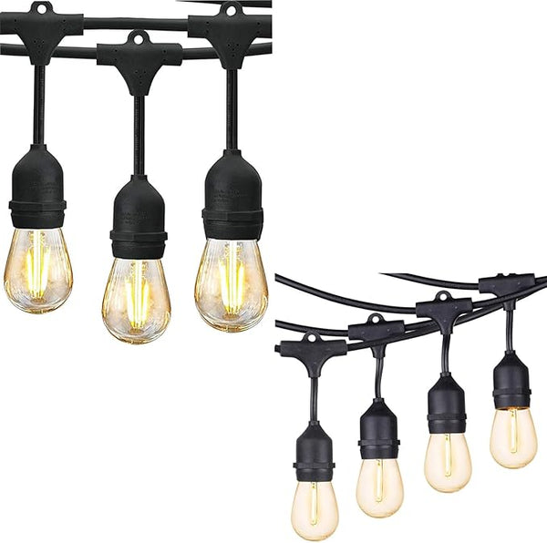 Svater 75 FT Outdoor String Lights 2W + 300FT Patio Light for Outside | Lumora