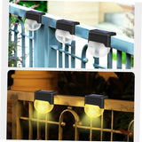 1Pc Solar Outdoor Stair Lamp Warm LED Lighting for Handrails and Fences Easy Installation Weather Resistant Solar | Lumora