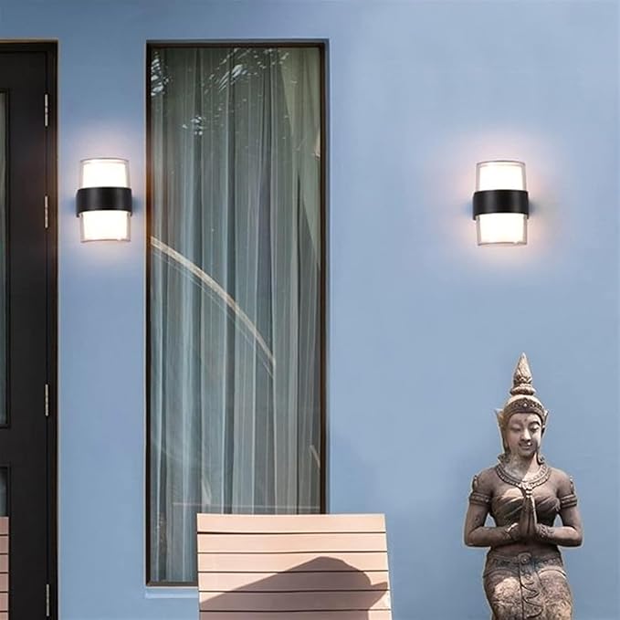 European Wall Light Aluminum Glass Lampshade Indoor Wall Lamp Cafe Restaurant Bar Patio Decoration Illumination | Lumora