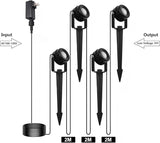 HISTAR Low Voltage Landscape Lighting with Bluetooth App Control & Remote, Outdoor Spot Lights for Fence Tree | Lumora
