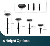 Linkind Solar Pathway Lights 4 Pack, Solar Lights Outdoor, Warm White Path Waterproof for Walkway Yard Landscape | Lumora