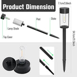 8 Pack Solar Pathway Lights Outdoor Waterproof, High Brightness LED Solar Garden Lights for Patio, Yard, Lawn | Lumora
