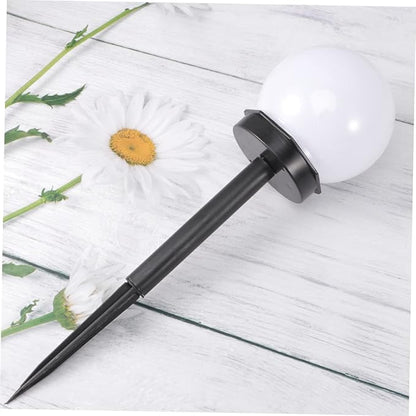 jojofuny 8pcs Solar Lawn Lights Outdoor Ball Lamps for Garden Patio Energy-Saving Solar Lights with Decorative Glow for Pathways and Flowerbeds