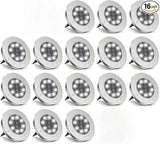 6/16/18 Pack Solar Lights Outdoor, IP44 Waterproof Solar Ground Lights with 8 Modes, Solar Powered Landscape | Lumora