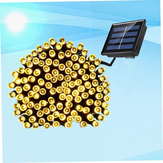 Eco-Friendly Solar Led String Lights Beads for Outdoor Decor Garden Party Wedding