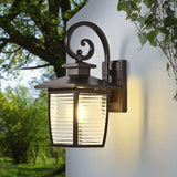 Modern Simple Square Wall Lantern,Outdoor Waterproof AlumiExpression artistique m Sconces Fixture,14.9" Light with | Lumora