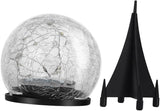 Kisangel Solar Cracked Globe Ground Light Warm Yellow Outdoor Garden Buried Lamp for Pathway Patio Lawn Decor Solar | Lumora