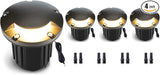 Gardenreet Landscape Well Light - Brass Outdoor Wired LED In-Ground Lighting, 12V Waterproof Ip65 Low Voltage | Lumora