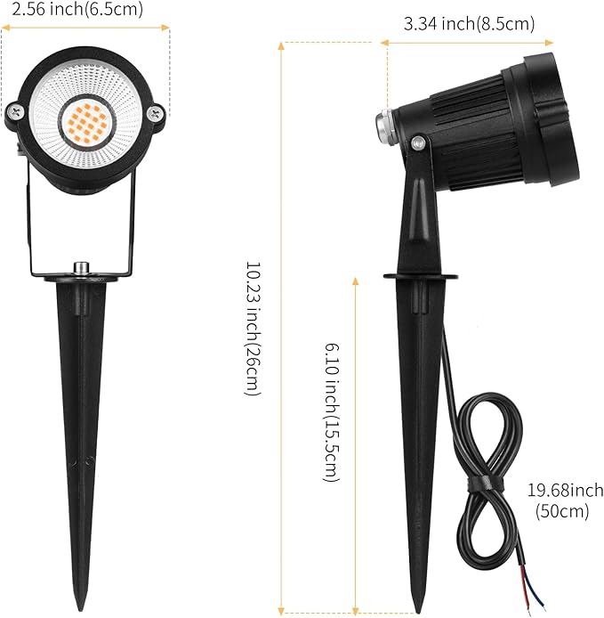 Low Voltage Landscape Lights Outdoor: 7W 700LM LED Landscape Lighting with Connectors for Tree Garden Yard Pathway | Lumora