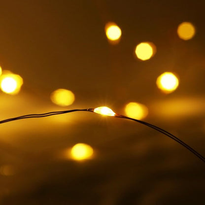 woohaha Solar String Lights,2 Pack 33FT 100 LED Solar Fairy Lights Outdoor Waterproof 8 Mode,Solar Twinkle Outdoor Light Decorative Copper Wire for Tree,Garden,Christmas,Patio,Home,Party(Warm White)
