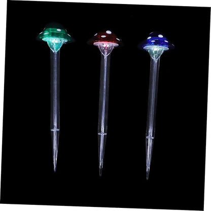 jojofuny 6pcs Solar-Powered Led Mushroom Lights for Garden Patio Outdoor Decorations Solar Pathway Lights Easy Installation