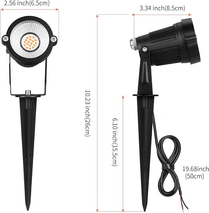 Low Voltage Landscape Lights Outdoor: 7W 700LM LED Landscape Lighting with Connectors for Tree Garden Yard Pathway | Lumora