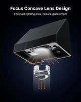 16 Pack Solar Powered Fence Lights Outdoor Wall Mount Decorative Waterproof Down LED for Deck, Outside Stairs, Pool | Lumora