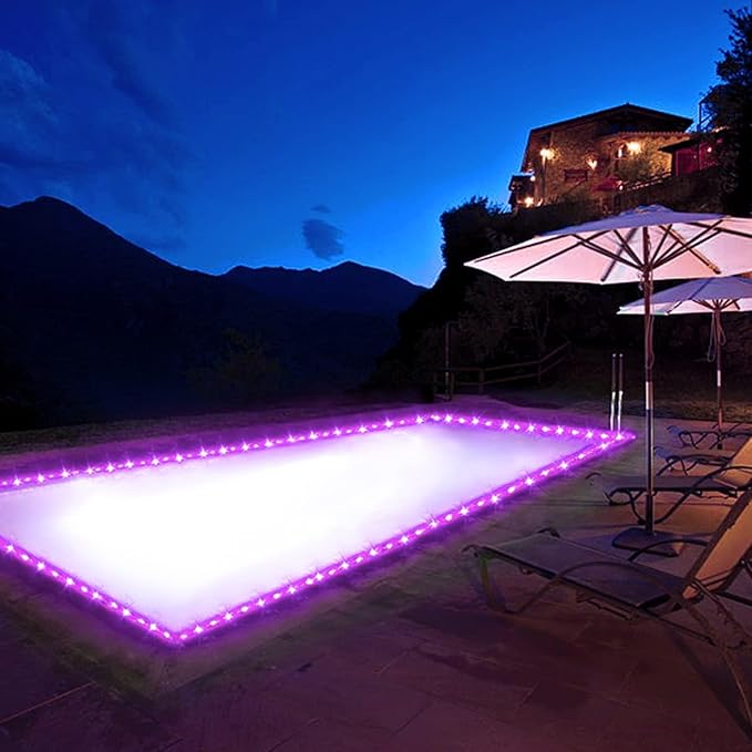 JMEXSUSS 2 * 200 LED Pink Solar Rope Lights, 66ft IP 65 Waterproof Solar String Light Outdoor, 8 Modes Christmas | Lumora