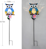 Animal Modeling Design Garden Decor Solar Lights Owl Lawn Light, for Yard Outdoor Decorations Ground Inserted | Lumora