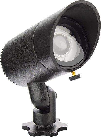 WAC Landscape Lighting, LED 12V Basic Accent Light 6W with Adjustable Beam Angle 3000K in Black