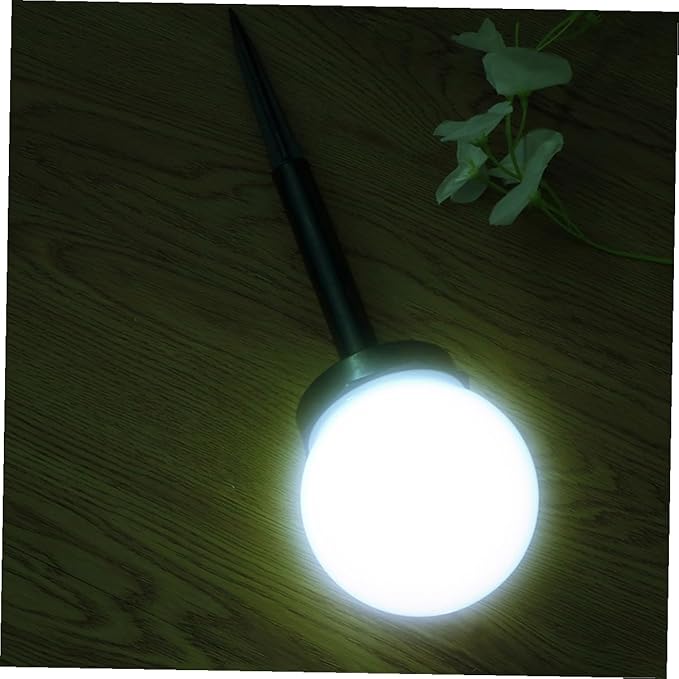 4pcs Solar Lawn Lights Outdoor Waterproof Ground Plug Courtyard Path Lighting Warm White Solar Garden Lights for Landscape and Patio
