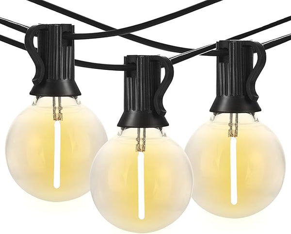 Banord 100FT G40 Globe String Lights, 2700K LED Outdoor Patio Lights String with 50 Dimmable Shatterproof Bulbs | Lumora
