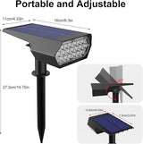 Upgraded Solar Spot Lights Outdoor, Waterproof IP65 RGB Color Changing Solar Outdoor Lights, Multicolor Solar | Lumora