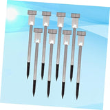 NUOBESTY 8Pcs Solar Ground Lights Tube LED Garden Landscape Lamp for Pathway Driveway Outdoor Light Solar Garden | Lumora