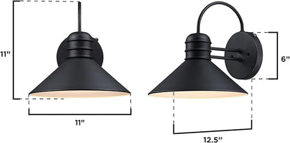 Westinghouse 6120500 Watts Creek Craftsman-Style One Light Outdoor Wall Fixture with Dusk to Dawn Sensor, Textured Black Finish