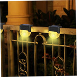 1pc Solar Power Led Stair Lamp Warm Light Handrail and Fence Light for Outdoor Use Easy Installation Design for | Lumora