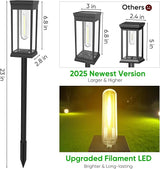 12 Pack Solar Pathway Lights Outdoor,IP65 Waterproof - Bright Solar Lights Outdoor,Auto On/Off Pathway Lights Solar | Lumora