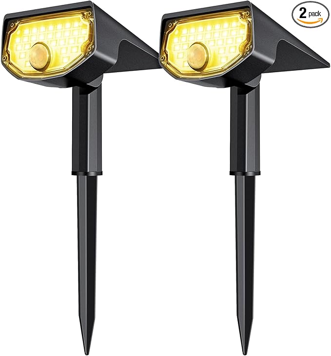 AloftSun Solar Motion Sensor Outdoor Lights,Waterproof Motion Sensor Spot Lights- 30 LED/3 Modes Solar Powered | Lumora