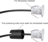 LED Recessed Deck Light Kits with Protecting Shell,LED Outdoor Landscape Lighting IP67 Waterproof,DC 12V Low | Lumora